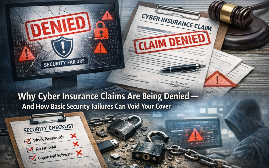 Why Cyber Insurance Claims Are Being Denied – And How Basic Security Failures Can Void Your Cover