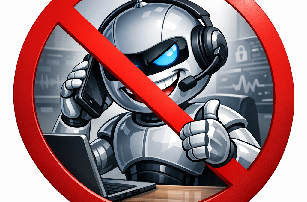 Bulletin – AI call scam – staff poster