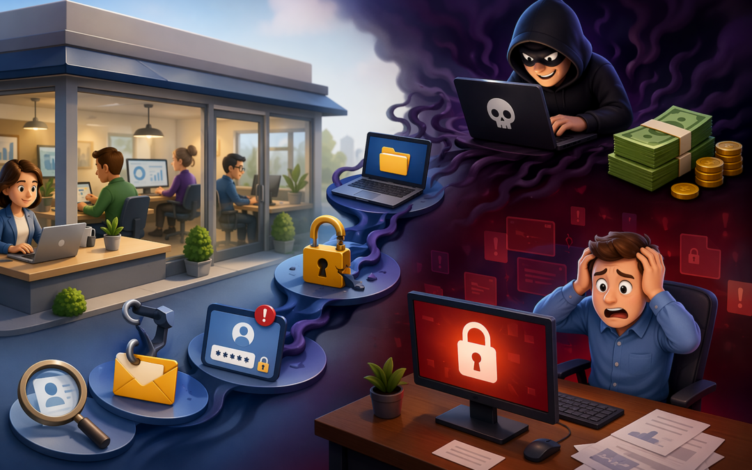 Small businesses are still targets of cyber attacks.